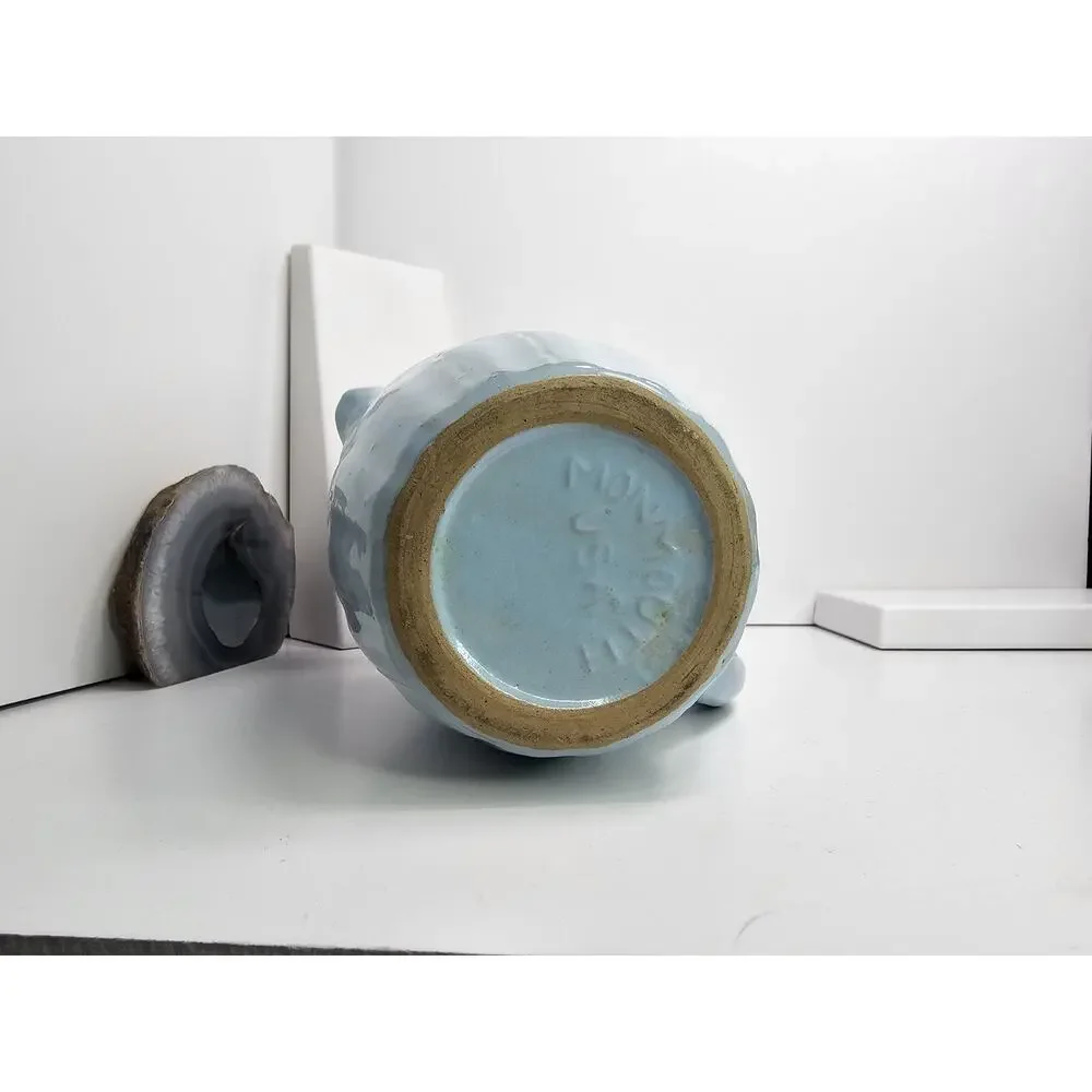 Vintage Light Blue Signed Pitcher